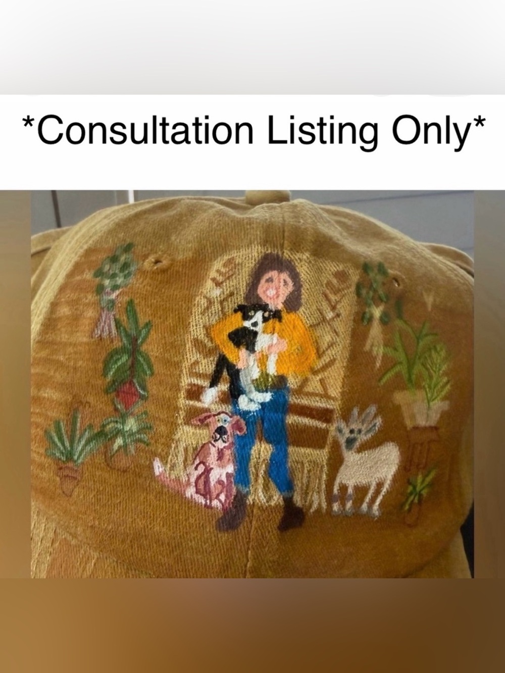 **Consultation Only** Design a custom embellished hat…Sample Hat Shown